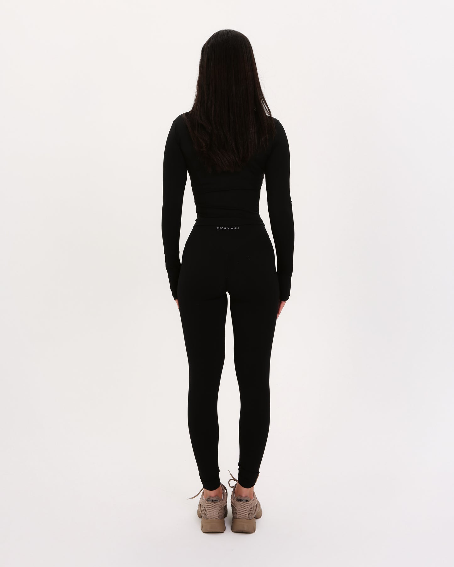 Longline Zip Up Jacket | BLACK