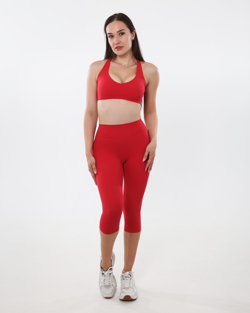Capri Leggings | Red Cherry