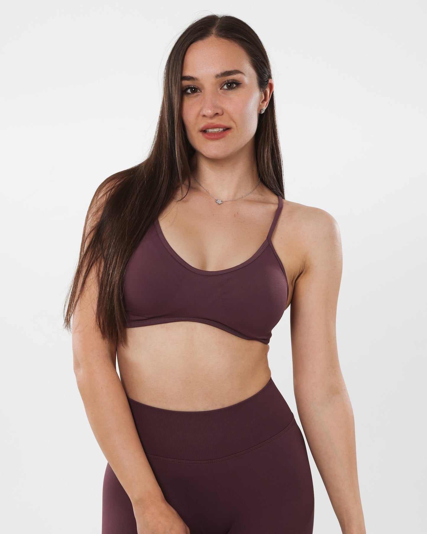 Strappy Sports Bra | Royal Purple