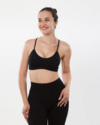 Strappy Sports Bra | Black