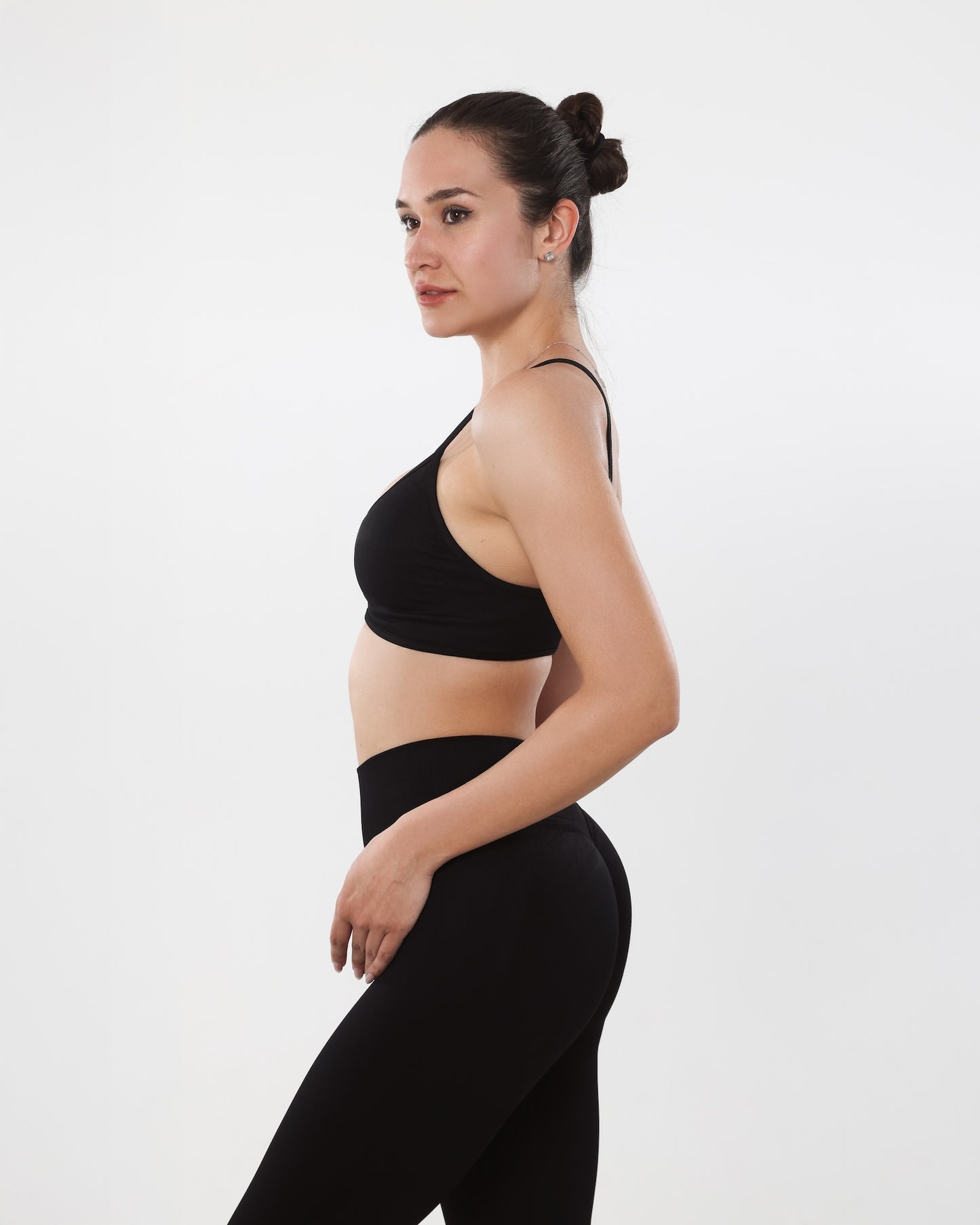 Strappy Sports Bra | Black