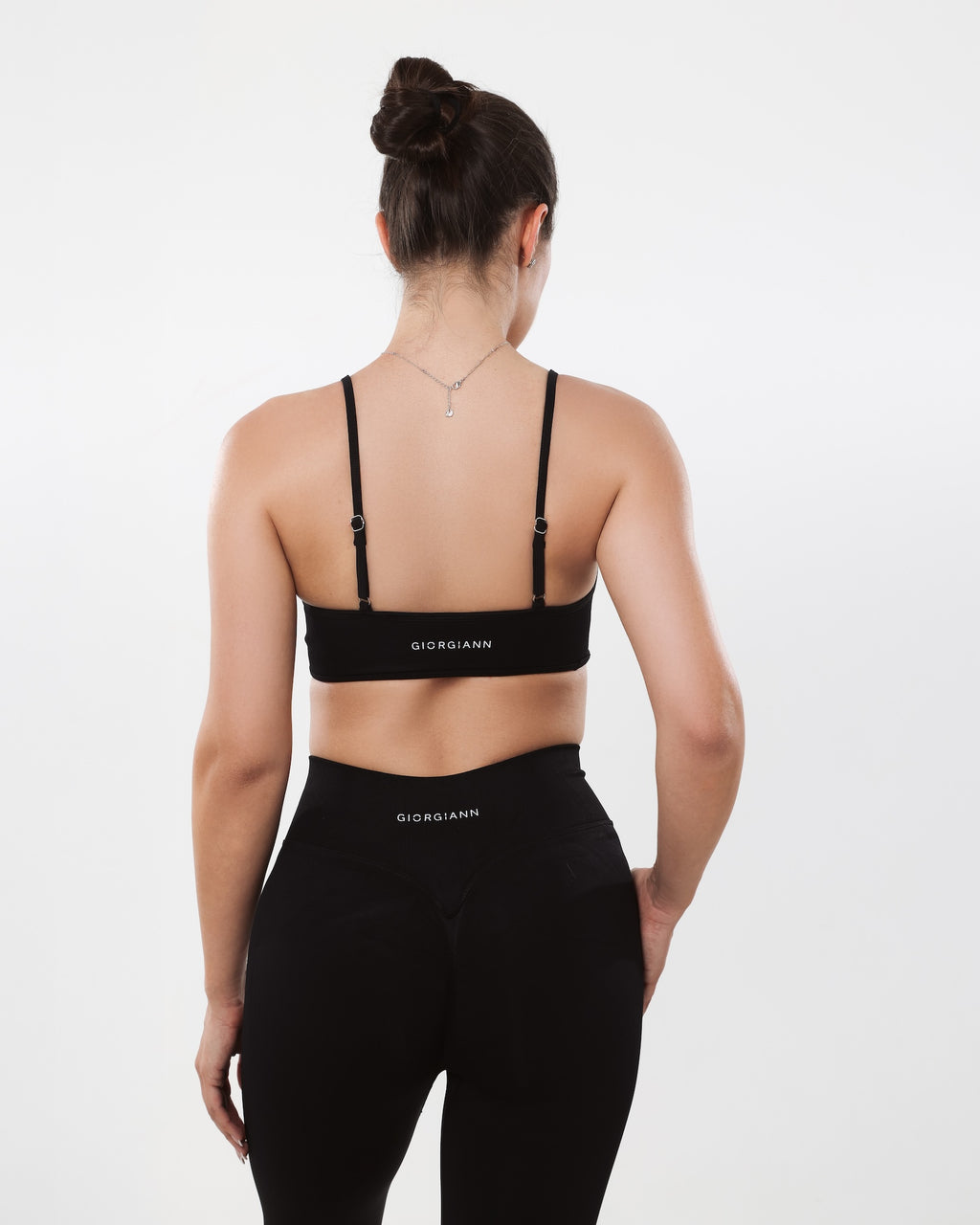 Strappy Sports Bra | Black