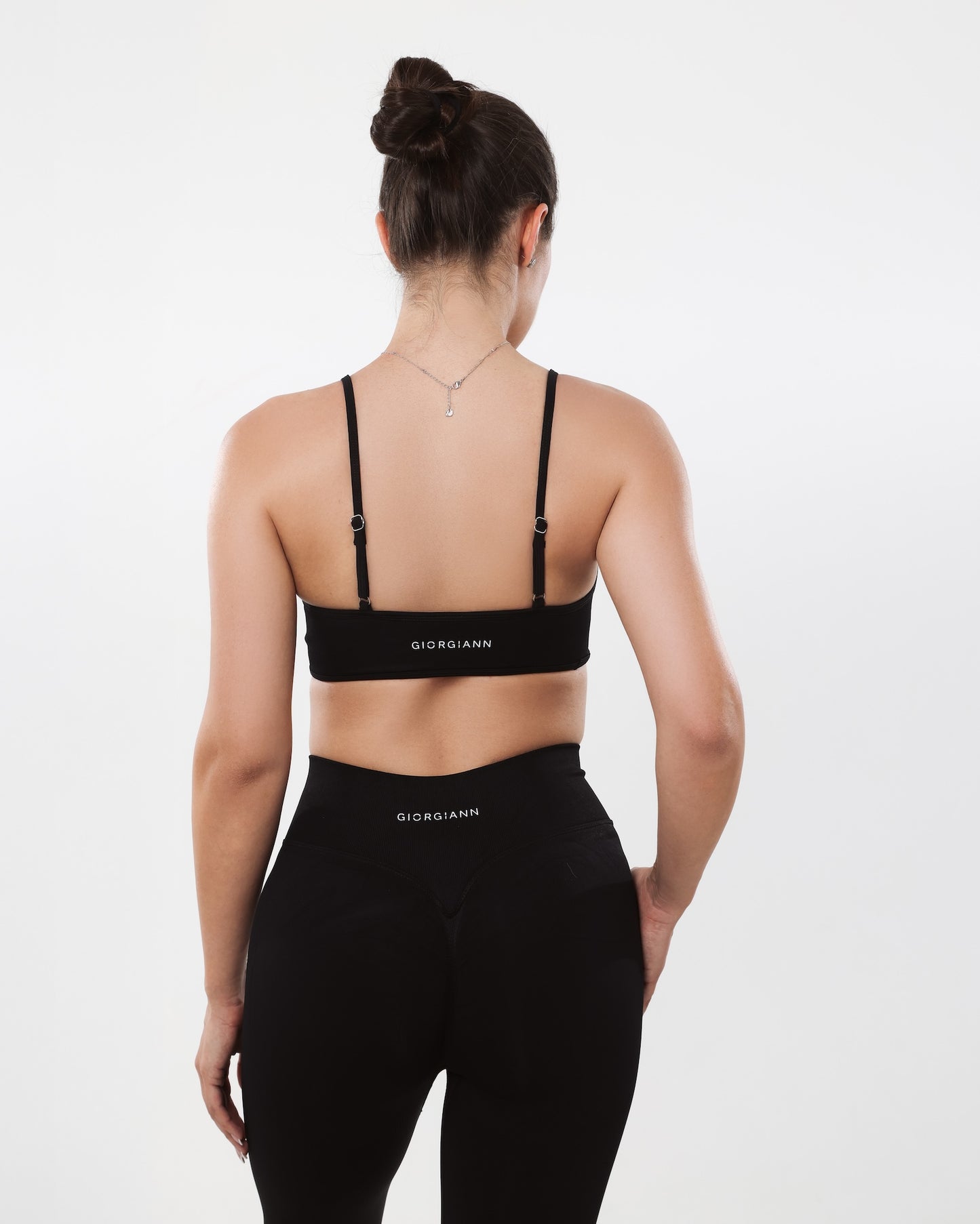 Strappy Sports Bra | Black