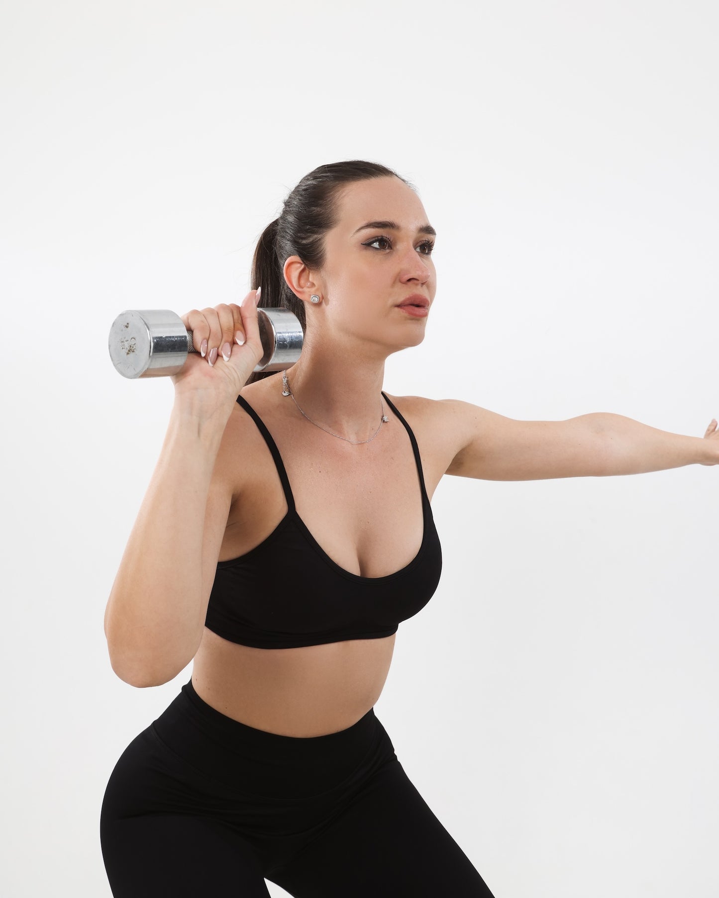 Strappy Sports Bra | Black