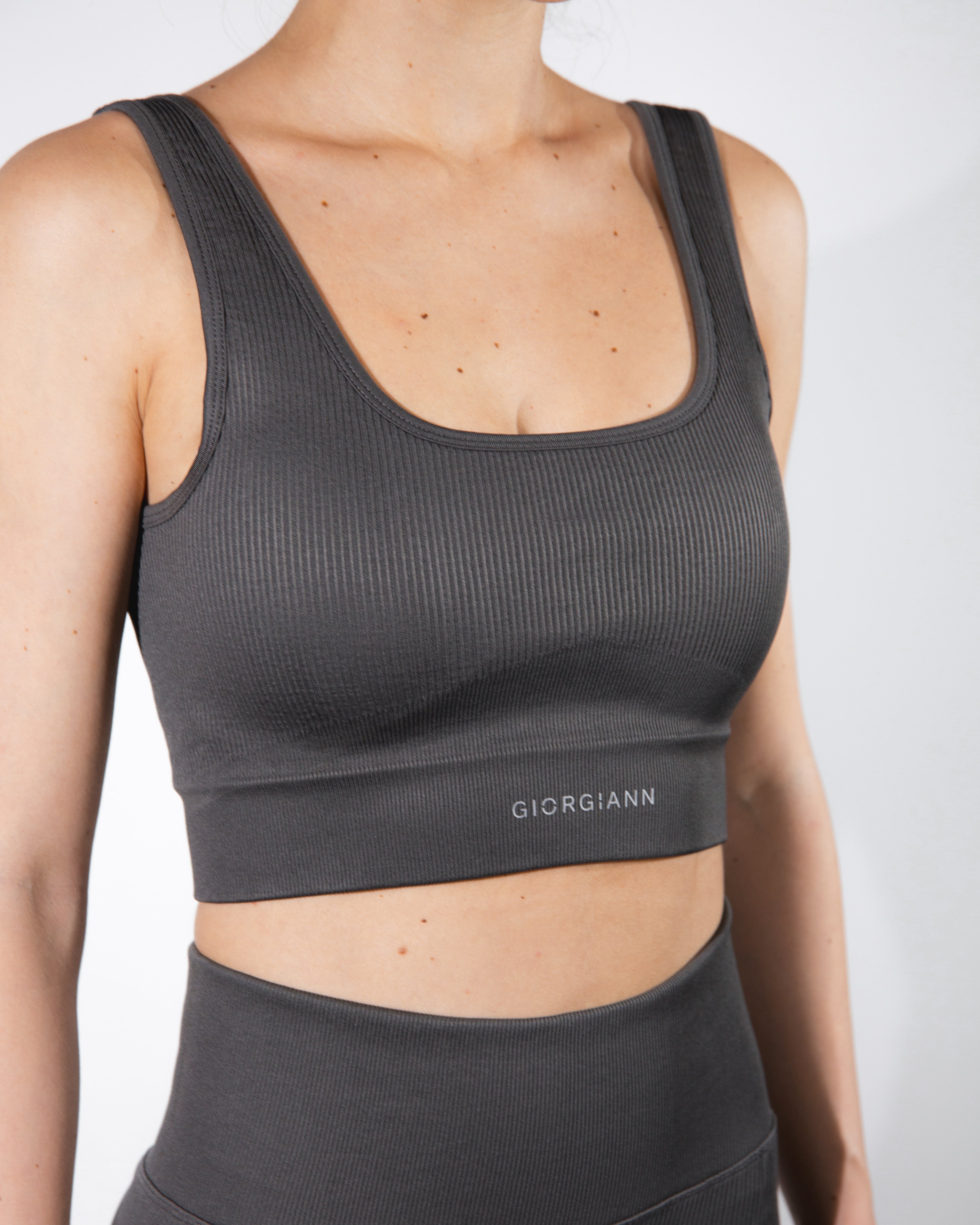 Box Cut Bra | GREY
