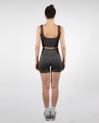 Box Cut Bra | GREY