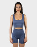 Box Cut Bra | BLUE