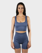 Box Cut Bra | BLUE