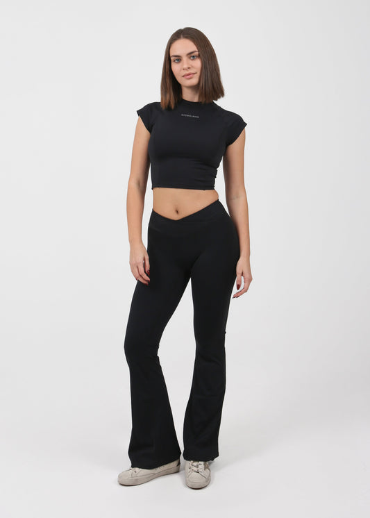 Flare Leggings | BLACK