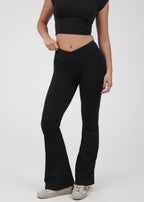 Flare Leggings | BLACK