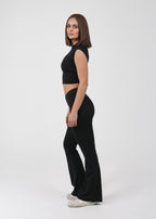 Flare Leggings | BLACK