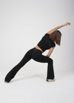 Flare Leggings | BLACK