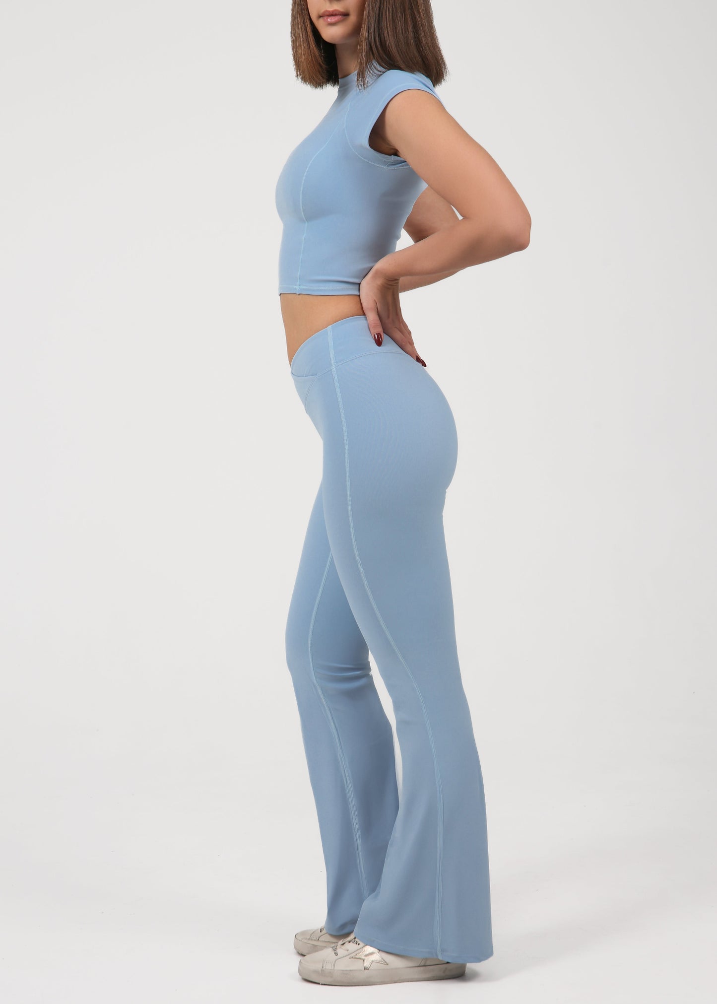 Flare Leggings | SKY BLUE