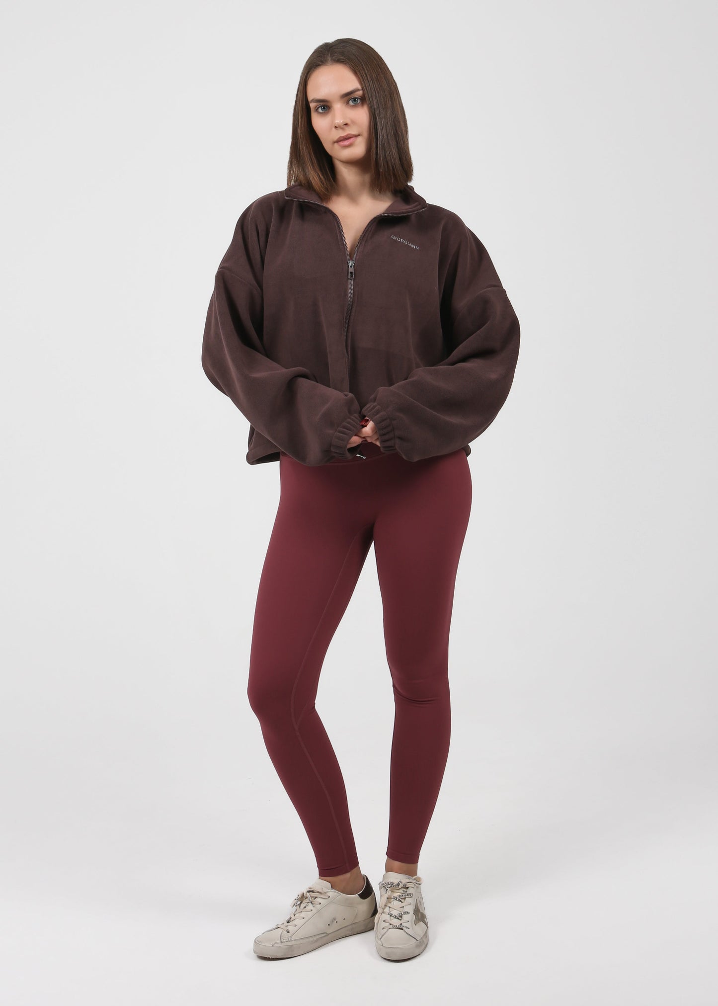 Fleece Jacket  | BURGUNDY BROWN
