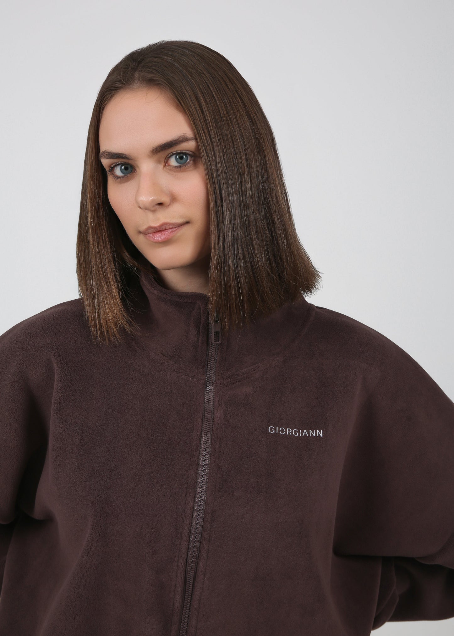 Fleece Jacket  | BURGUNDY BROWN