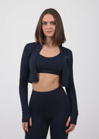 MIA Crop Top | NAVY BLUE