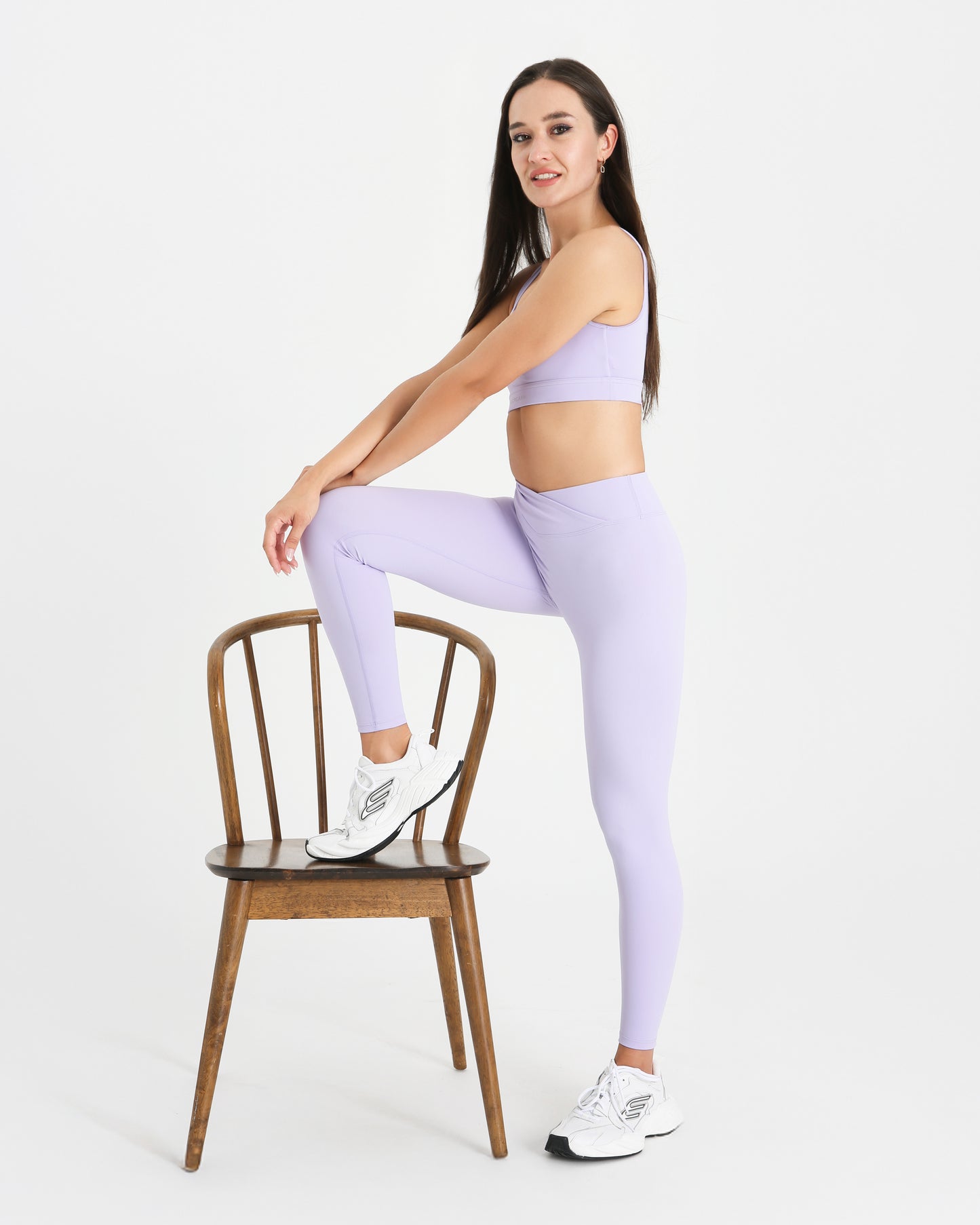 Eva High-Waist Leggings | LAVENDER