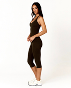 Capri Leggings | Brown