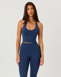 V Neck Tank | Navy Blue