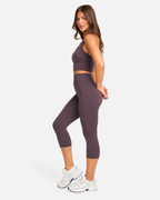 Capri Leggings | Deep Plum